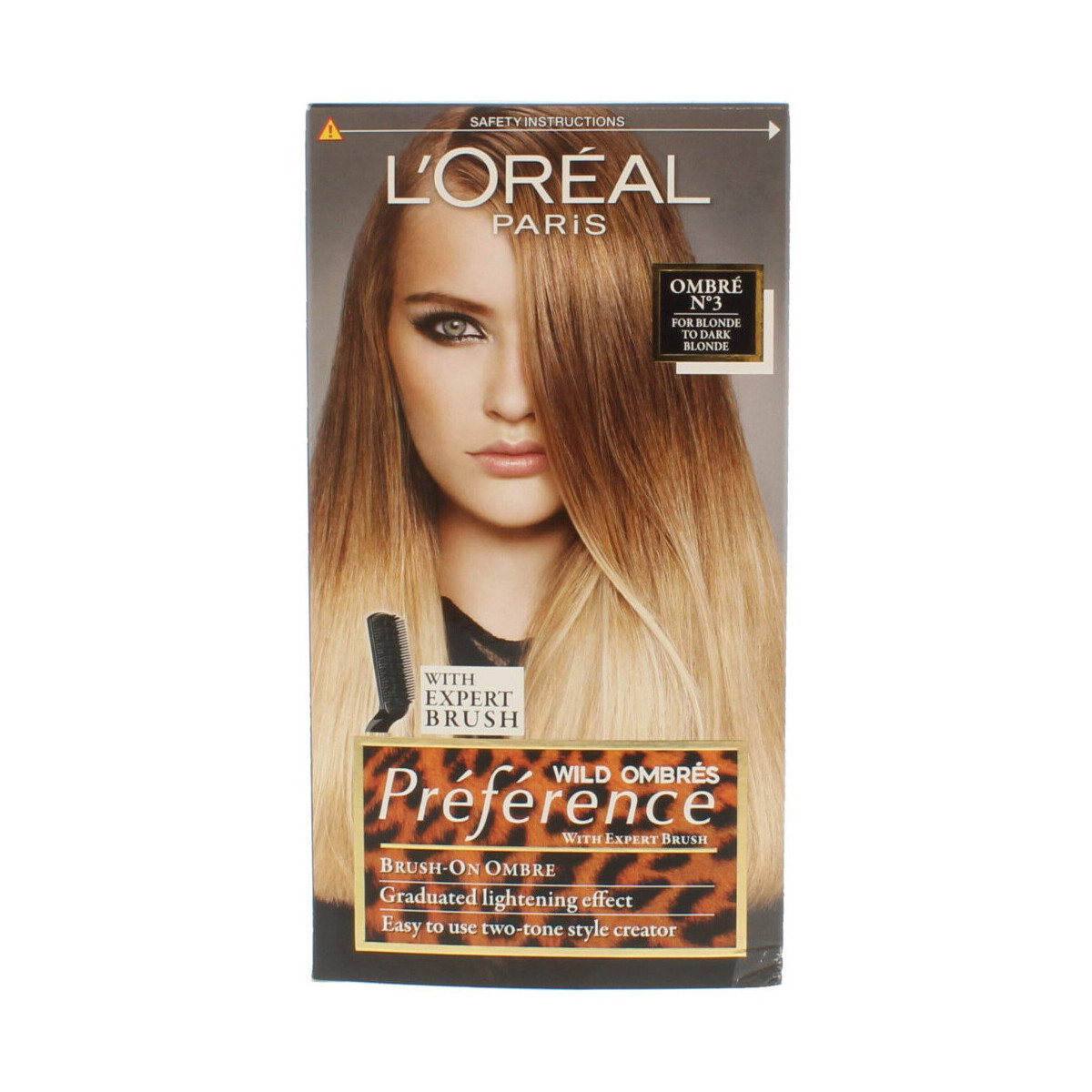 L’Oréal Paris  Preference Tie   Dye Hair Color - Ombré N°3  Hnědá