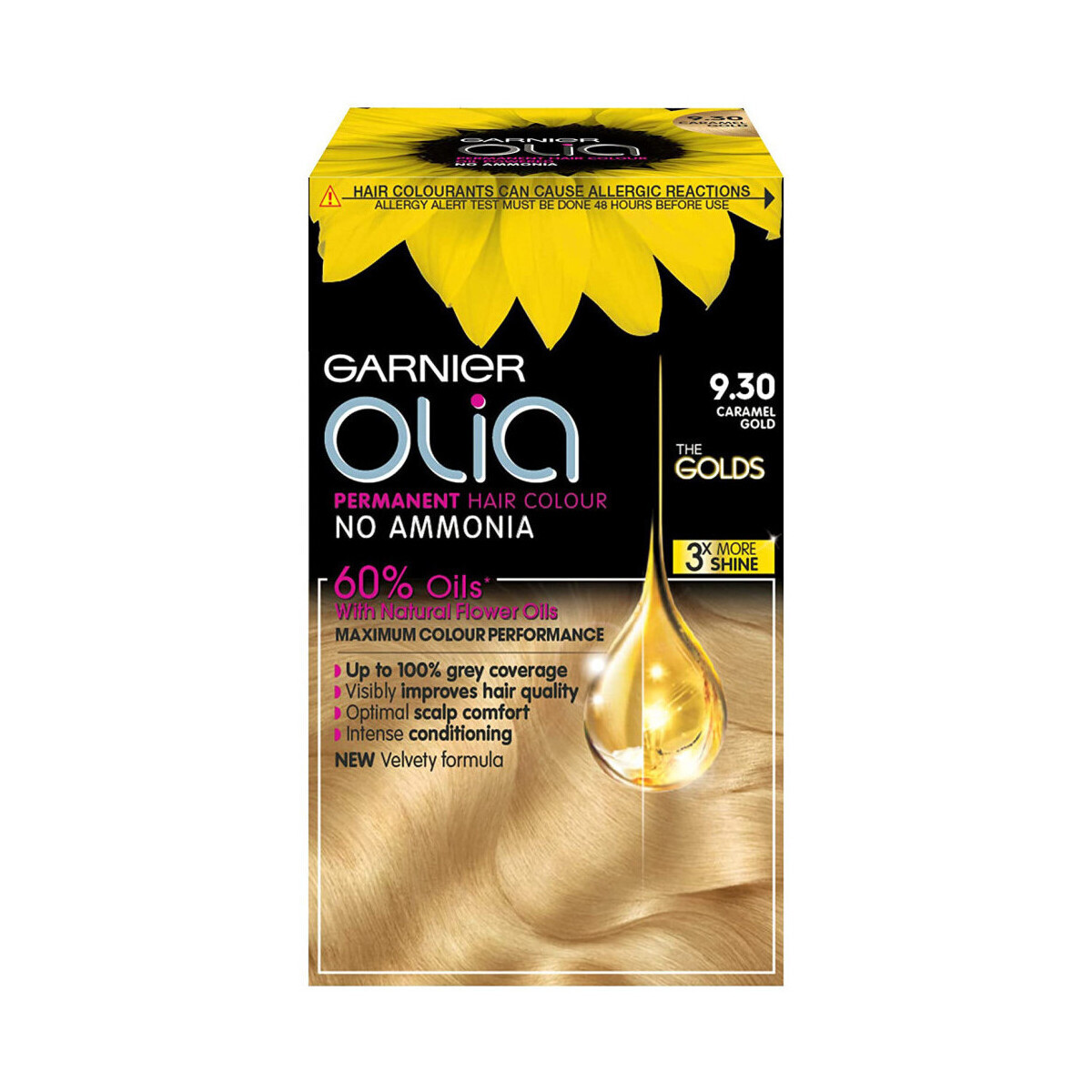 Garnier  Olia Permanent Hair Color - 9.30 Caramel Gold