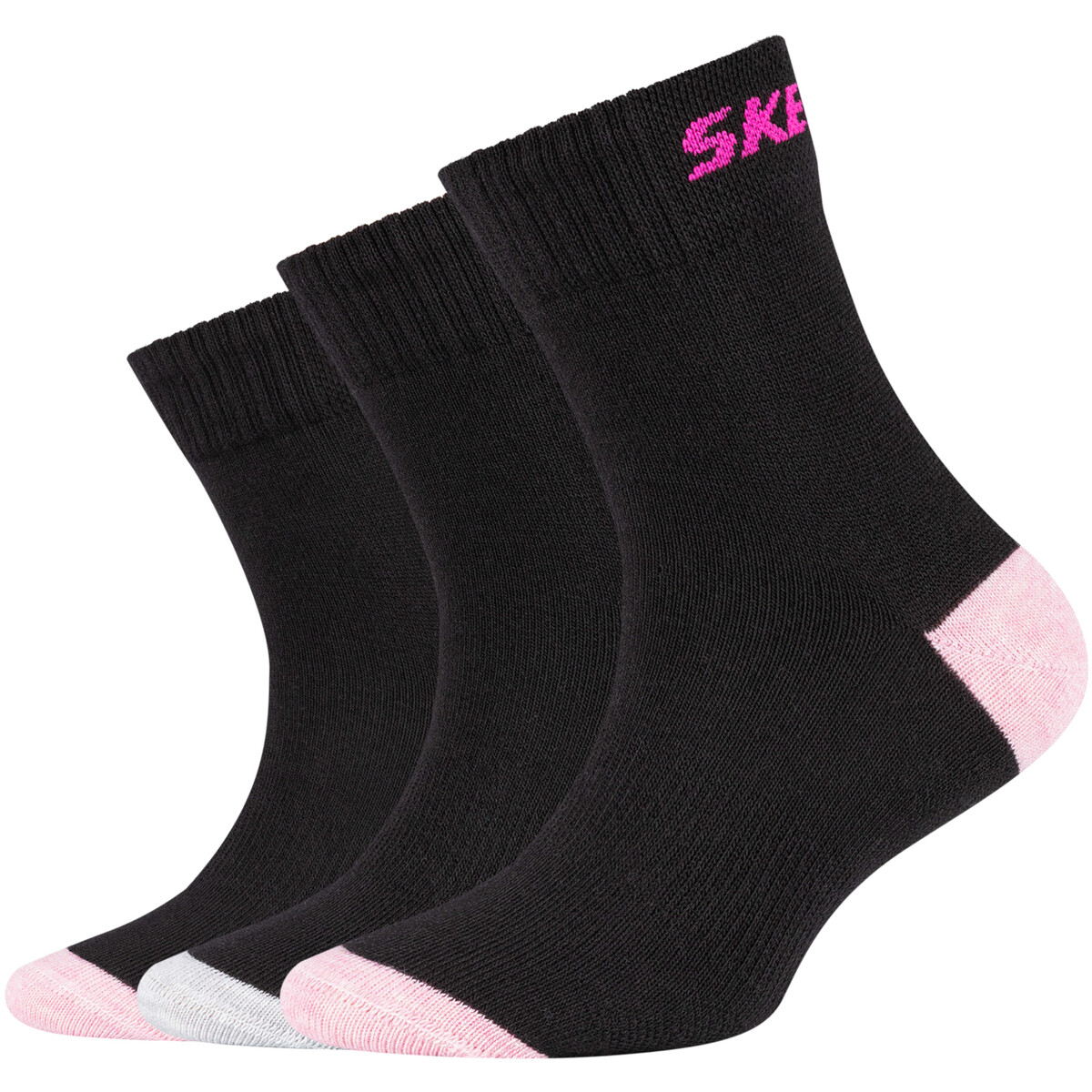 Skechers  3PPK Wm Mesh Ventilation Socks  Černá