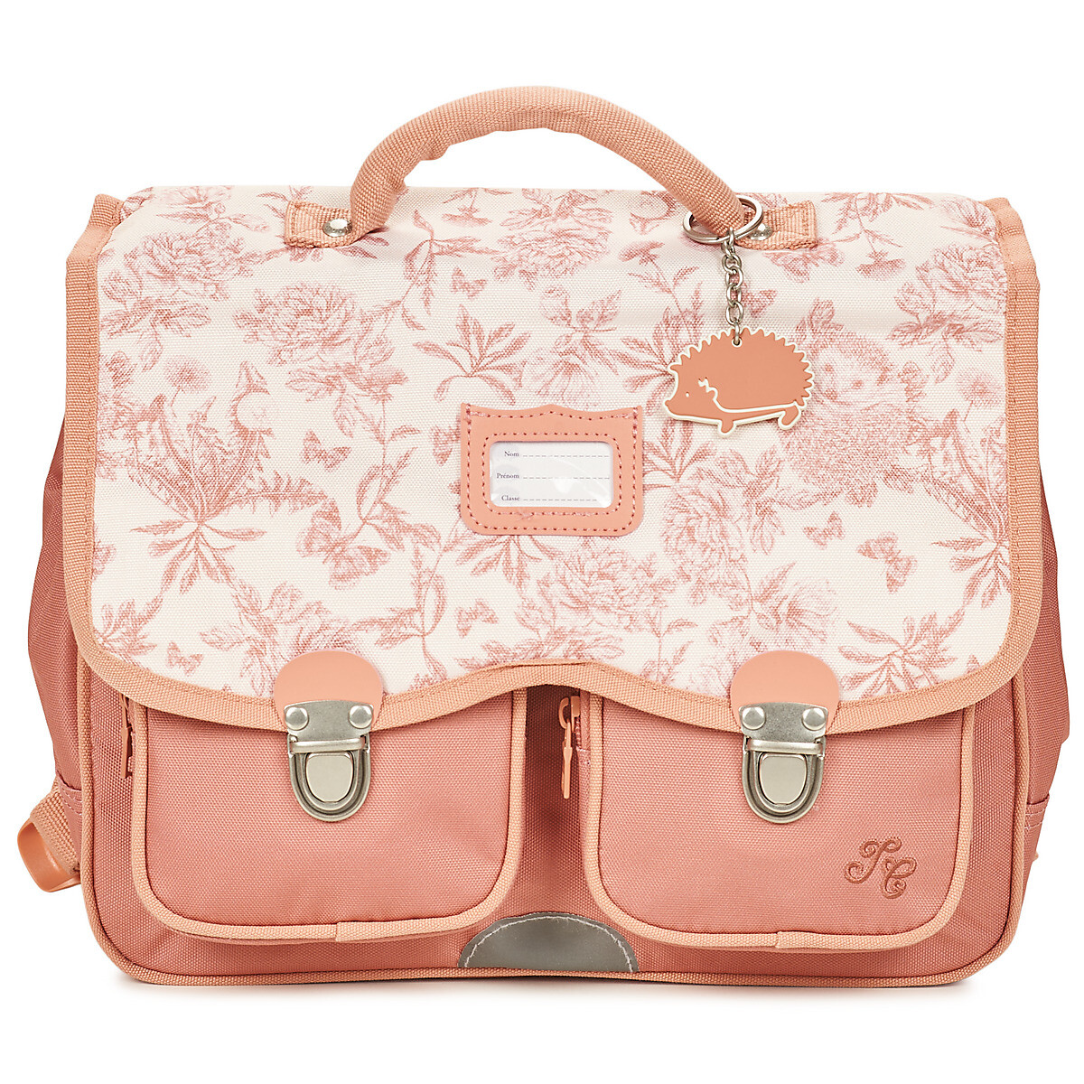 Tann's  TANN'S X TARTINE ET CHOCOLAT TOILE DE JOUY CARTABLE 33 CM  Růžová