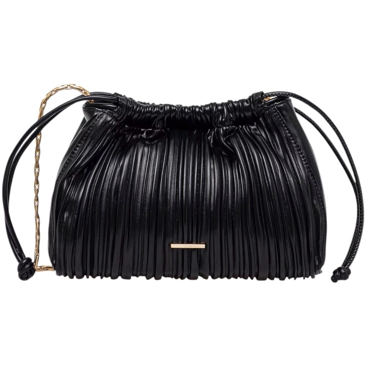 Calvin Klein Jeans  DRAWSTRING PLISSE CROSSBODY LV04F3076G  Černá