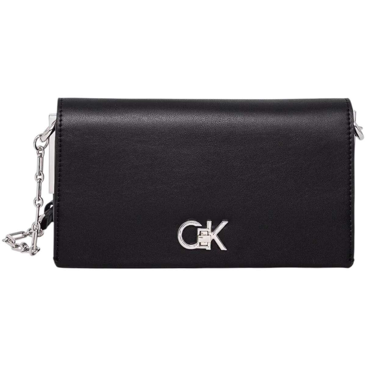 Calvin Klein Jeans  CK RE-LOCK MINI CONV CHAIN BAG LV04F3103G  Černá