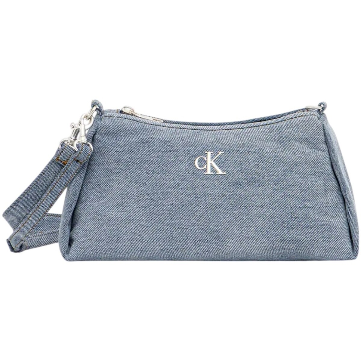 Calvin Klein Jeans  DENIM LAYLA SHOULDER BAG SM LV04F3222G  Modrá