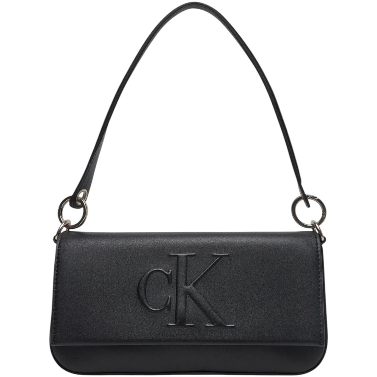 Calvin Klein Jeans  SCULPTED FLAP SHOULDER POUCH LV04K3148G  Černá