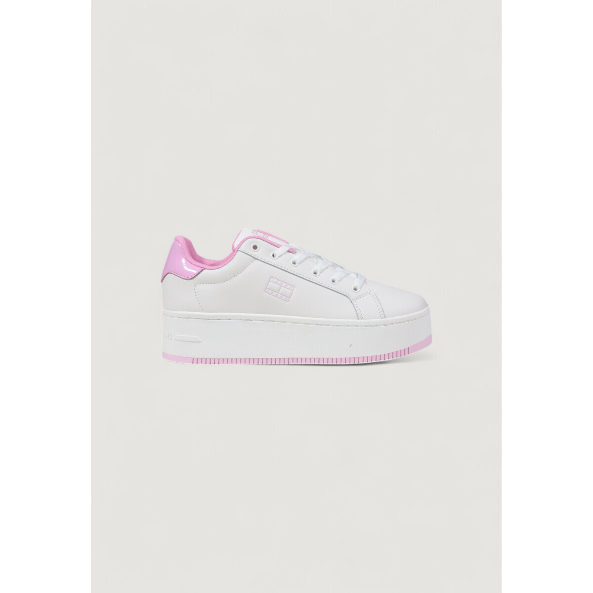 Tommy Hilfiger  TJW FLATFORM PATENT EN0EN02864  Růžová