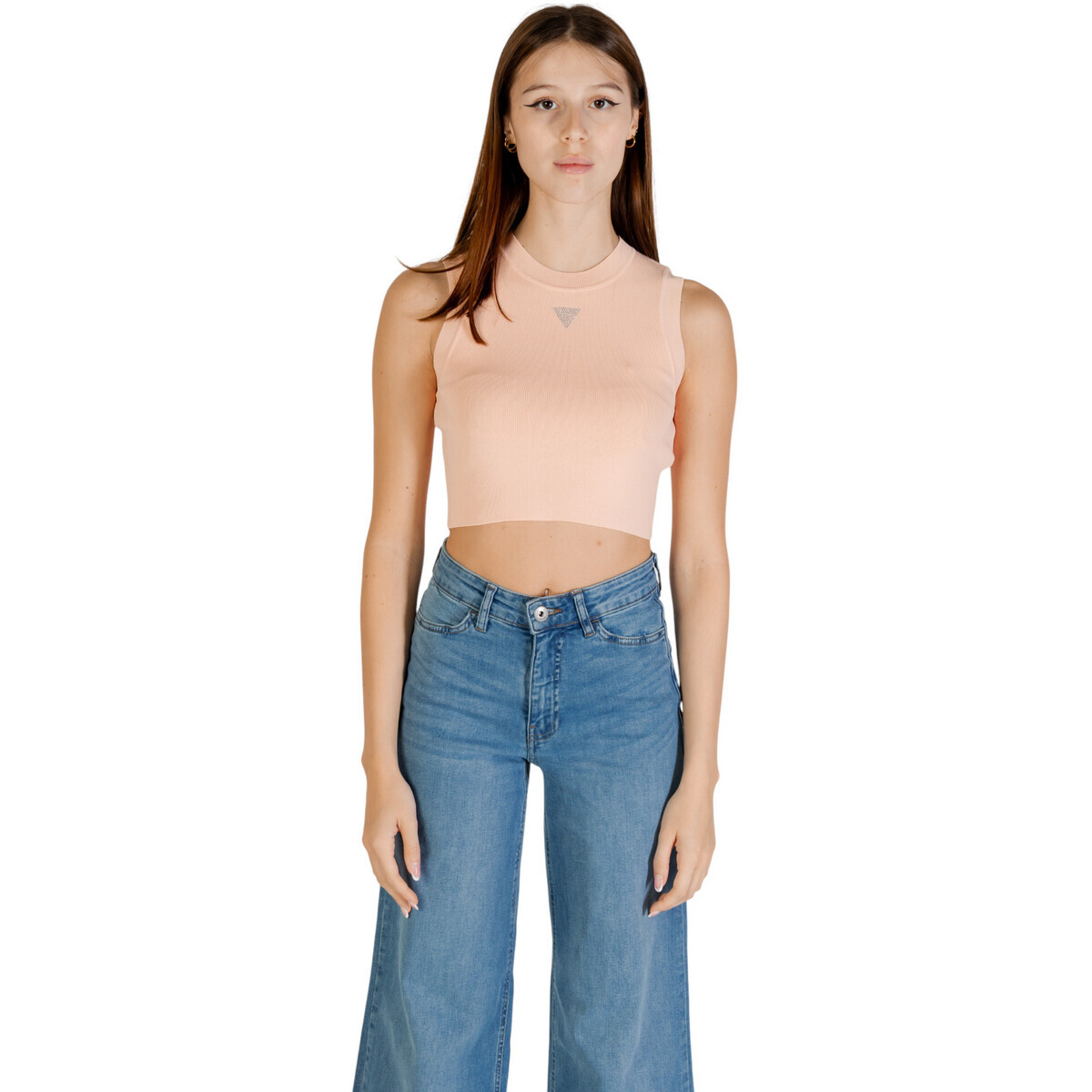 Guess  ALEXIA TANK TOP W4GZ34 Z3F40  Růžová