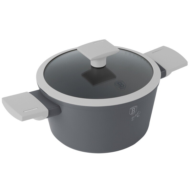 BERLINGERHAUS Kastrol s titanovým povrchem a poklicí 20 cm Aspen Collection BH-8272