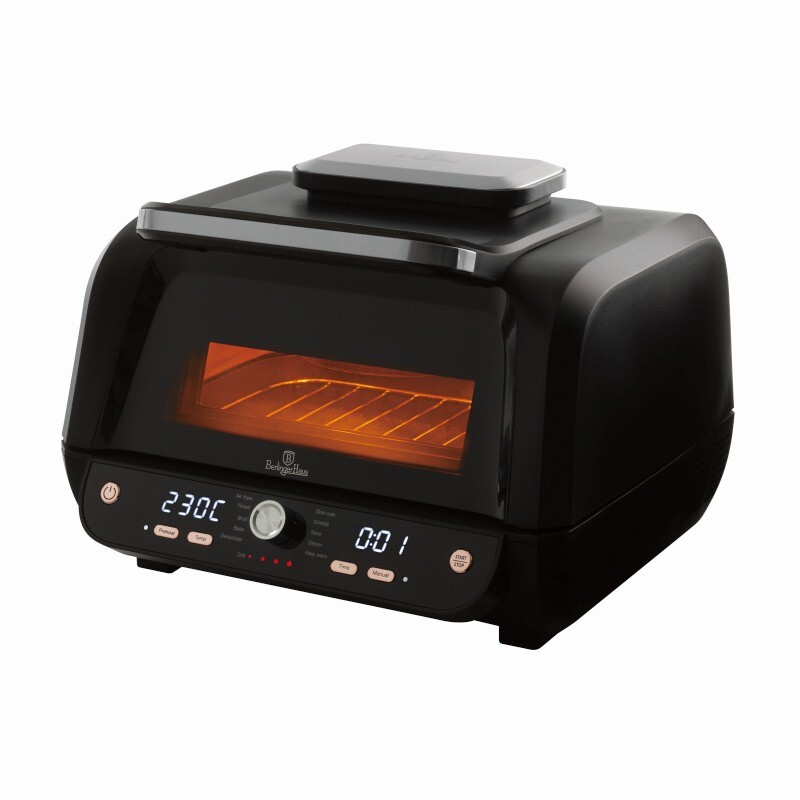 BERLINGERHAUS Horkovzdušná multifunkční trouba 12 v 1 Black Rose Collection BH-9668