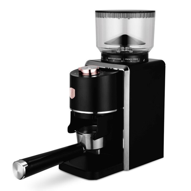BERLINGERHAUS Profesionální elektrický mlýnek na kávu 200W Black rose Collection BH-9744