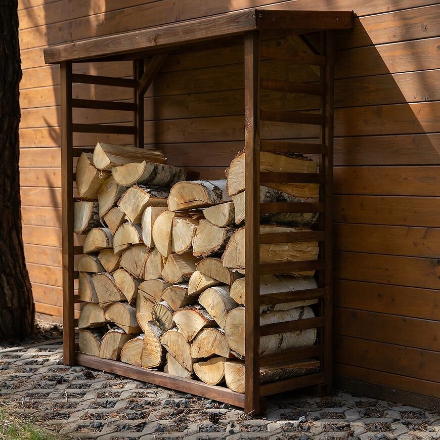 Dřevník Lozana – 130x50x145 cm