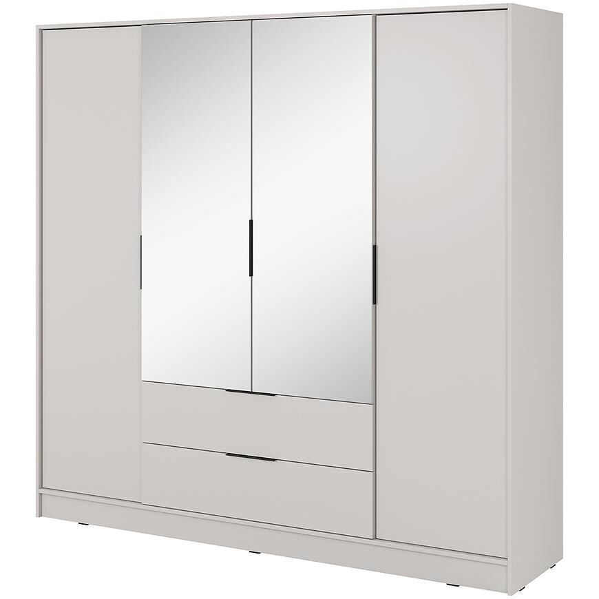 Skříň Kelly 4D se zrcadlem cashmere