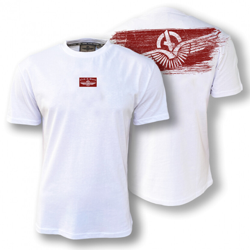 Triko Erik and Sons Vinstod - bílé, L