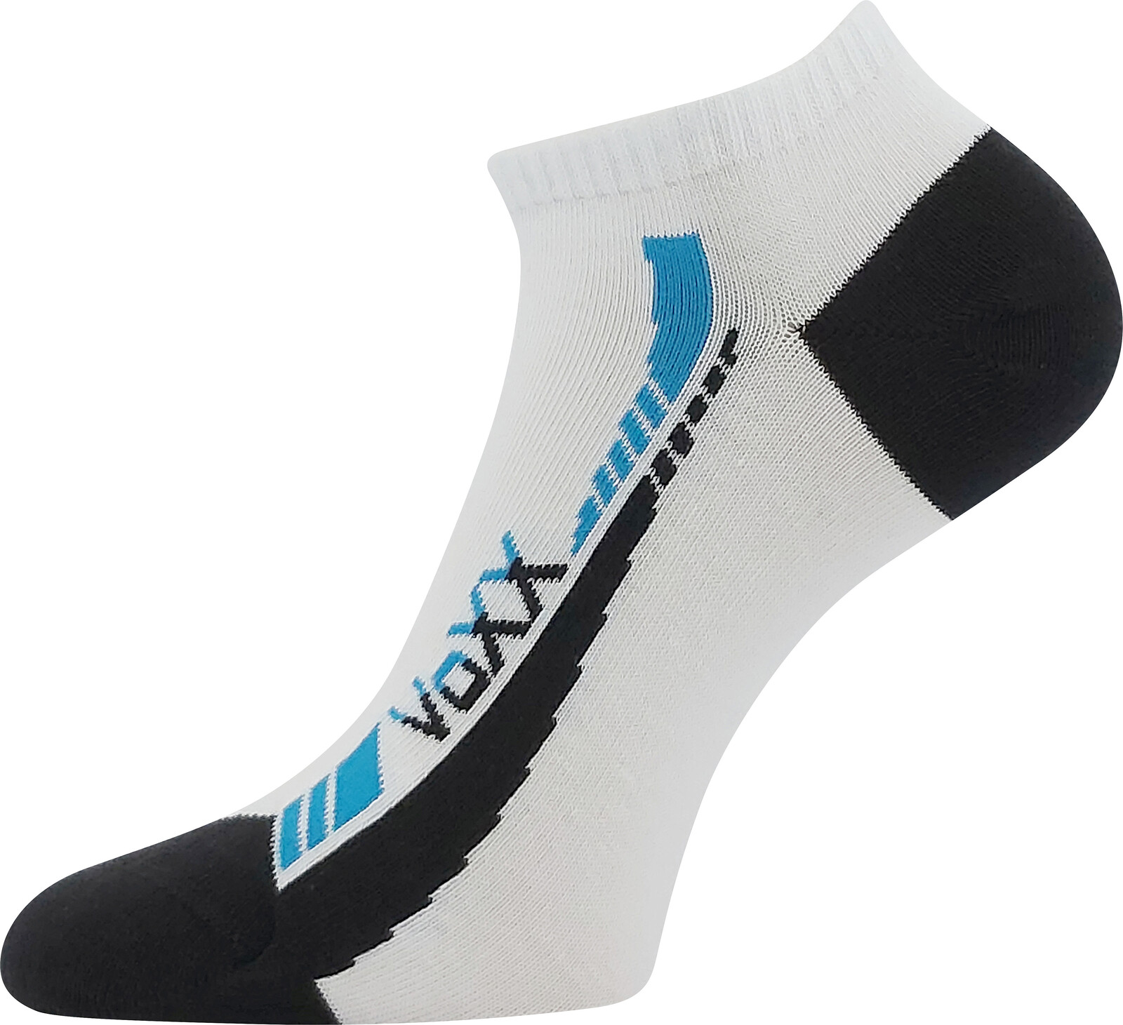 Ponožky krátké slabé Voxx Rex 19 - bílé-černé, 39-42