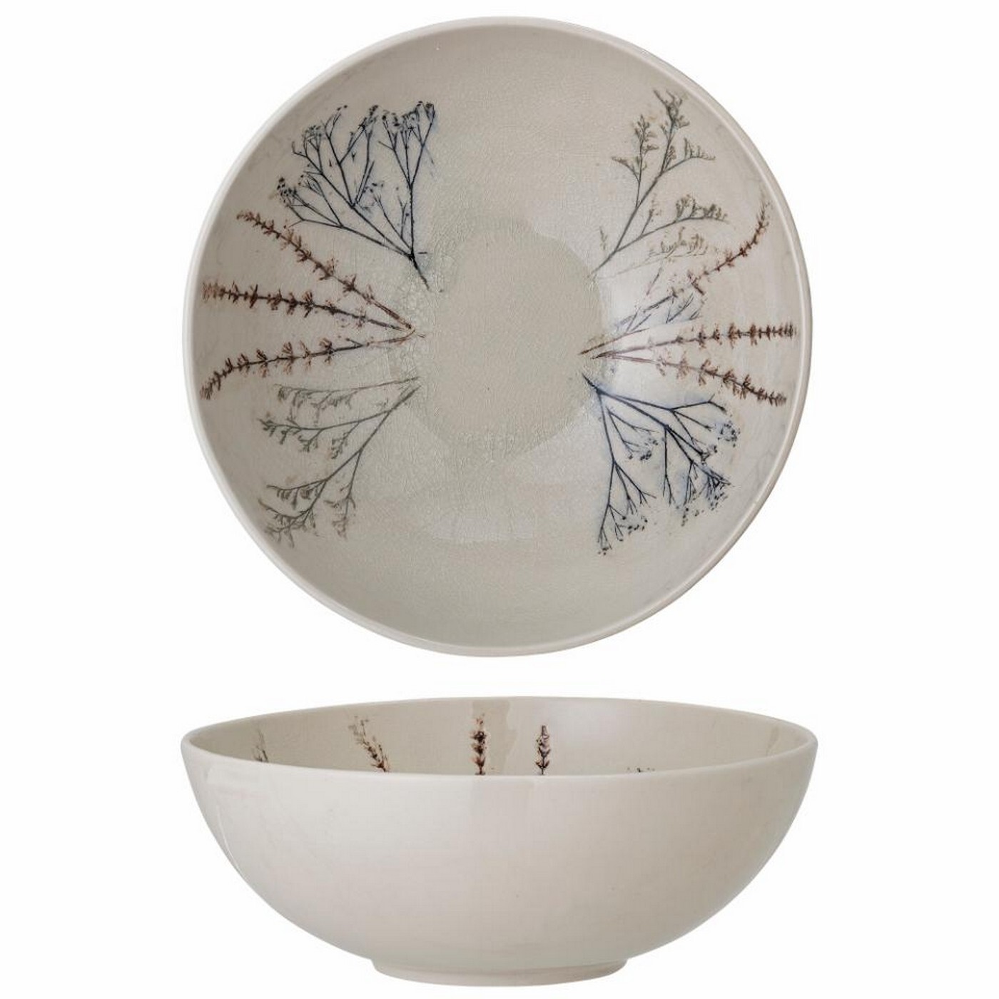 Kameninová salátová mísa průměr 30,5 cm Bloomingville - přírodní