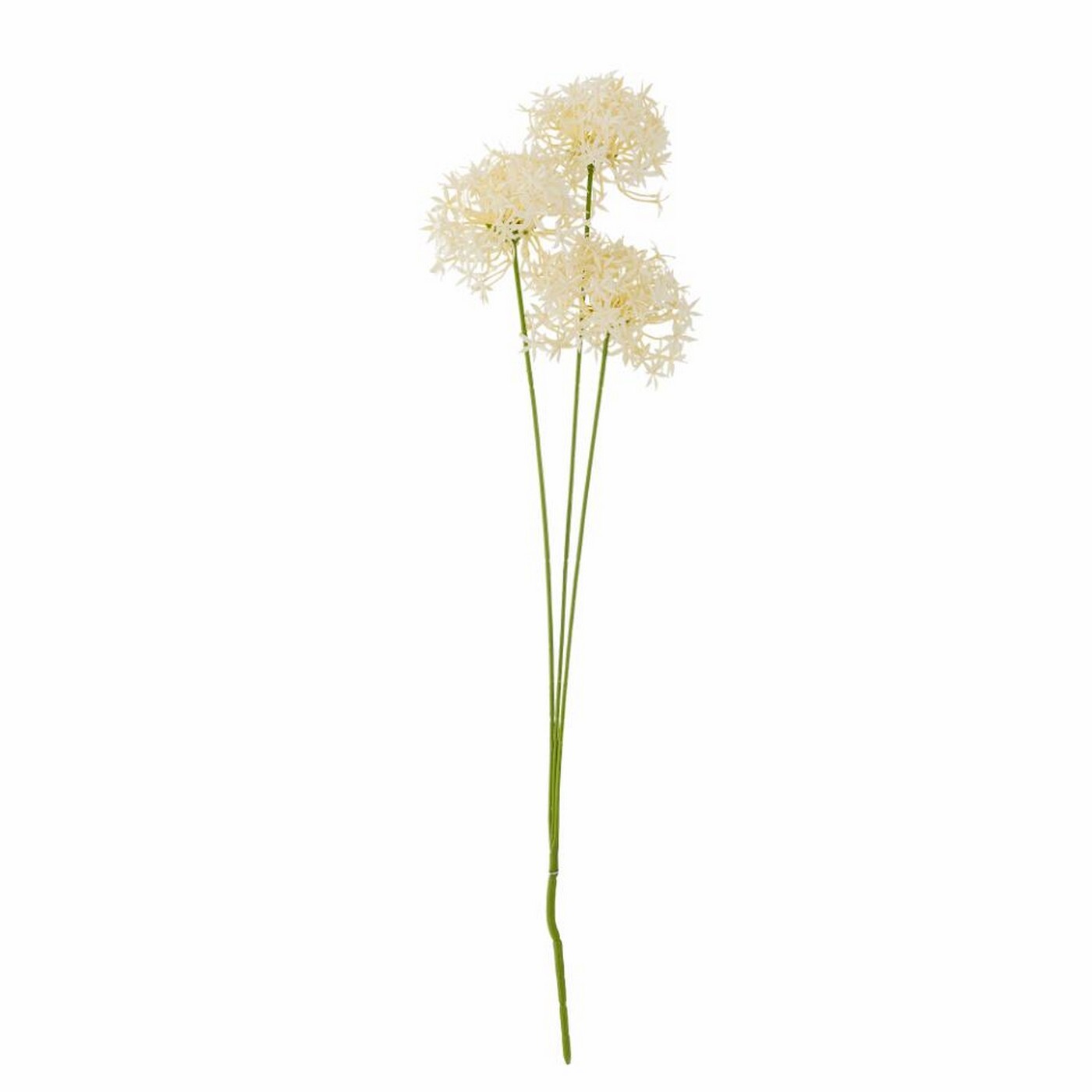 Umělá květina výška 63,5 cm ALLIUM Bloomingville - bílá