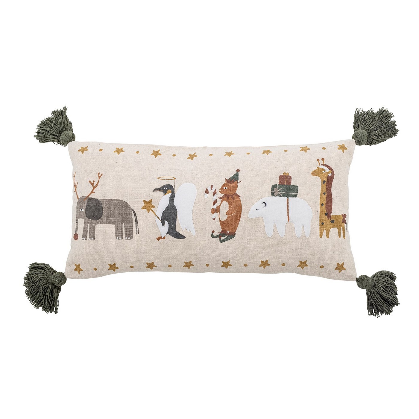 Dekorativní polštář 60x30 cm VALENTINE Bloomingville - krémový