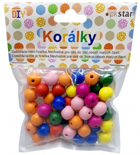 pkstar.cz Dřevěné korálky - 12 mm - 50 ks - PK510-35 – pkstar.cz | 12