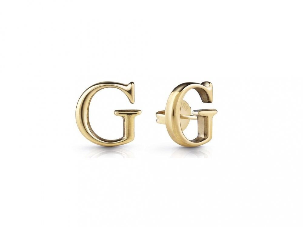 Guess Stylové pozlacené náušnice Studs Party JUBE02169JWYGT
