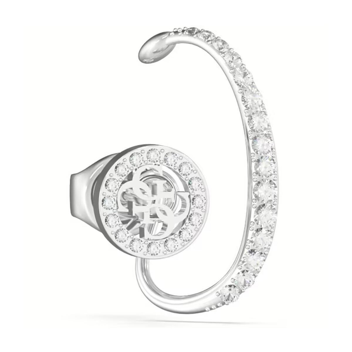 Guess Luxusní single náušnice Crazy Earrings JUBE03292JWRHT