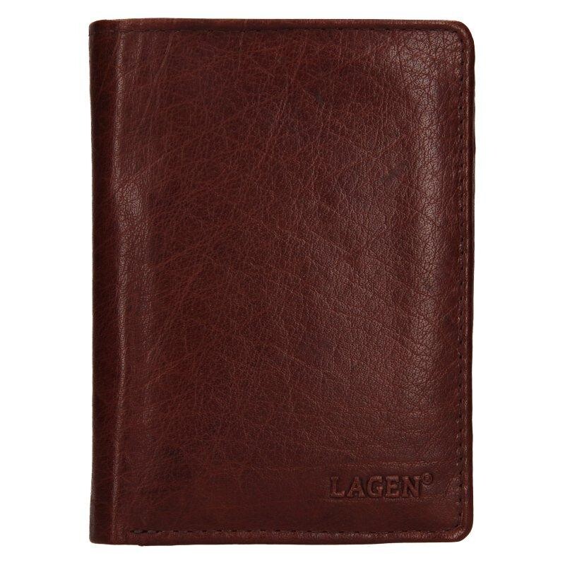 Lagen V-72 hnědá pánská kožená peněženka