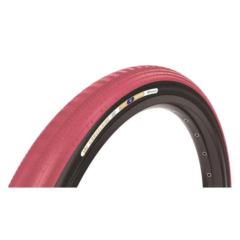 PANARACER Plášť Gravelking Ss 700x40 Cranberry/černá