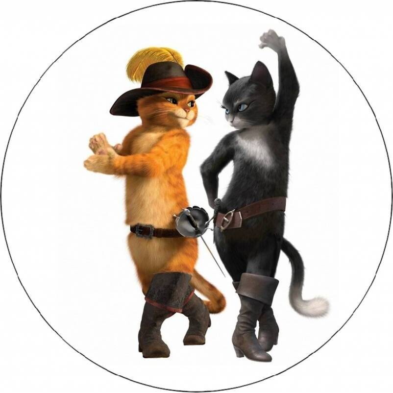 Jedlý papír Kocour v botách 19,5 cm - Pictu Hap