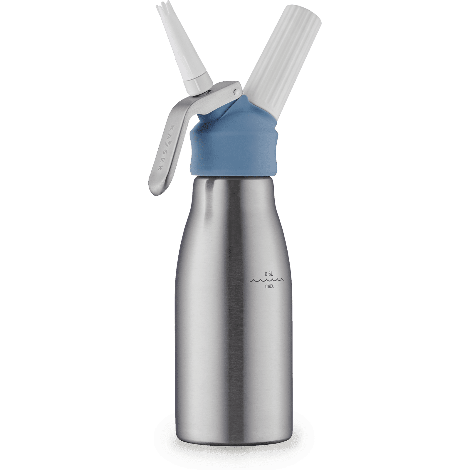 Šlehačková láhev WHIPcreamer Harmony 0,5l Modrá - Kayser