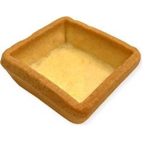 Košíček na tartaletky čtvercový máslový světlý 4,5 cm (20 ks)