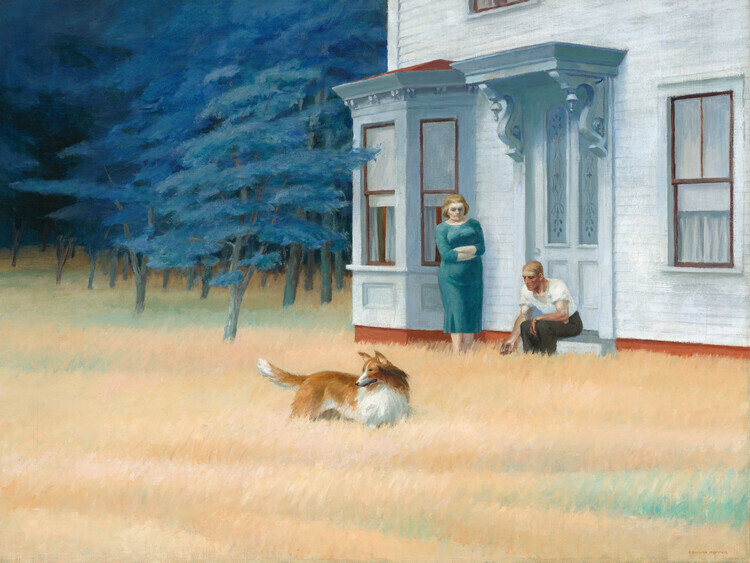 Edward Hopper Obrazová reprodukce Cape Cod Evening, Edward Hopper, 40 × 30 cm