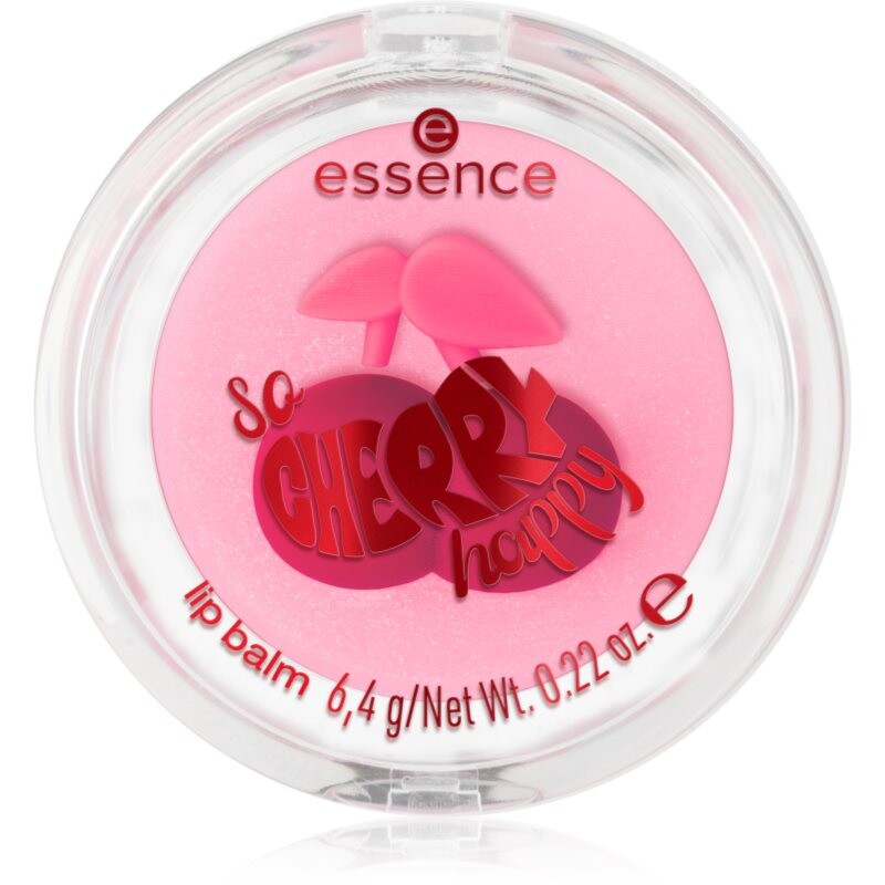 essence SO CHERRY happy balzám na rty odstín 01 Cheeky Cherry 6.4 g