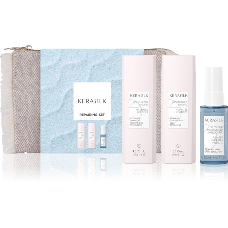 KERASILK Essentials Repairing Set cestovní sada pro suché a poškozené vlasy