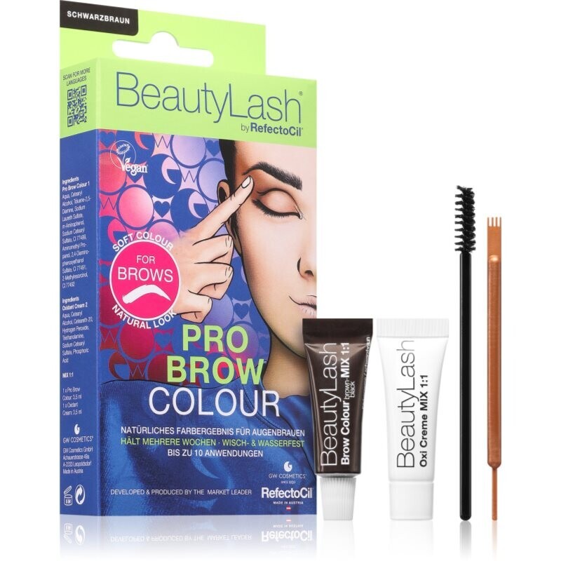 RefectoCil Pro Brow Colour barva na obočí odstín Blackbrown 1 ks