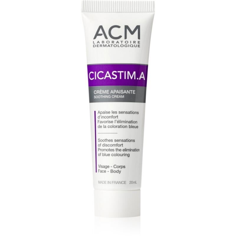 ACM Cicastim A Soothing Cream výživný zklidňující krém proti modřinám a pohmožděninám 20 ml