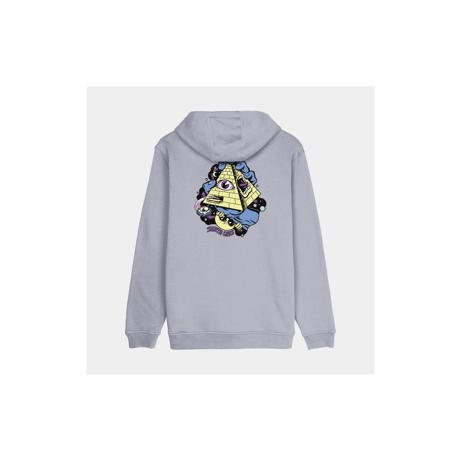 mikina SANTA CRUZ - Knibbs Invasion Hand Hood Moon Dust (MOON DUST) velikost: L