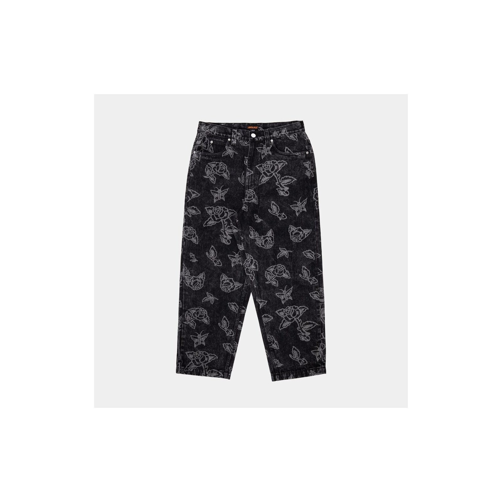 kalhoty SANTA CRUZ - Big Pants Mono Flash Roses (MONO FLASH ROSES) velikost: 34