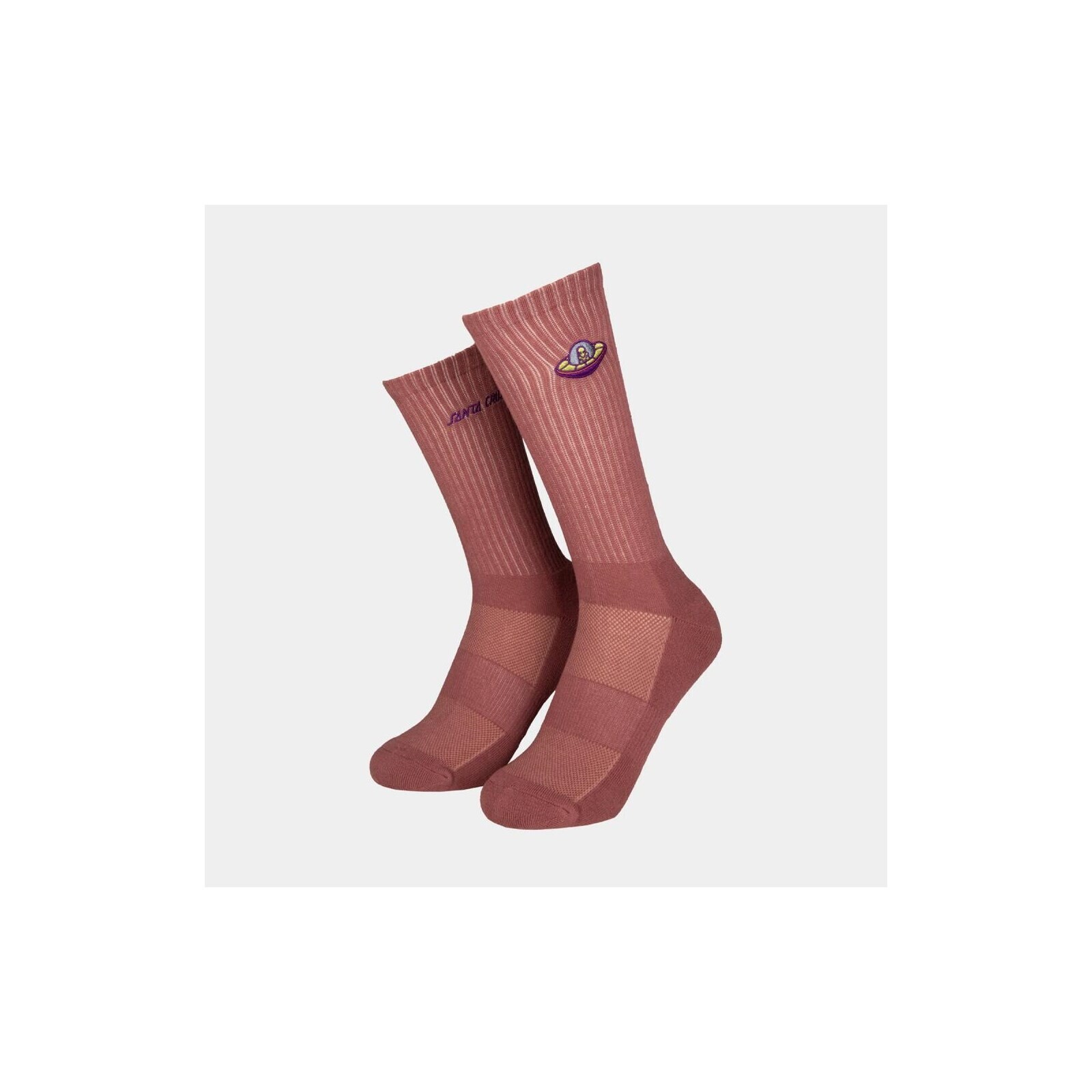 ponožky SANTA CRUZ - Winkowski UFO Strip Sock Universal Pink (UNIVERSAL PINK) velikost: 8-11