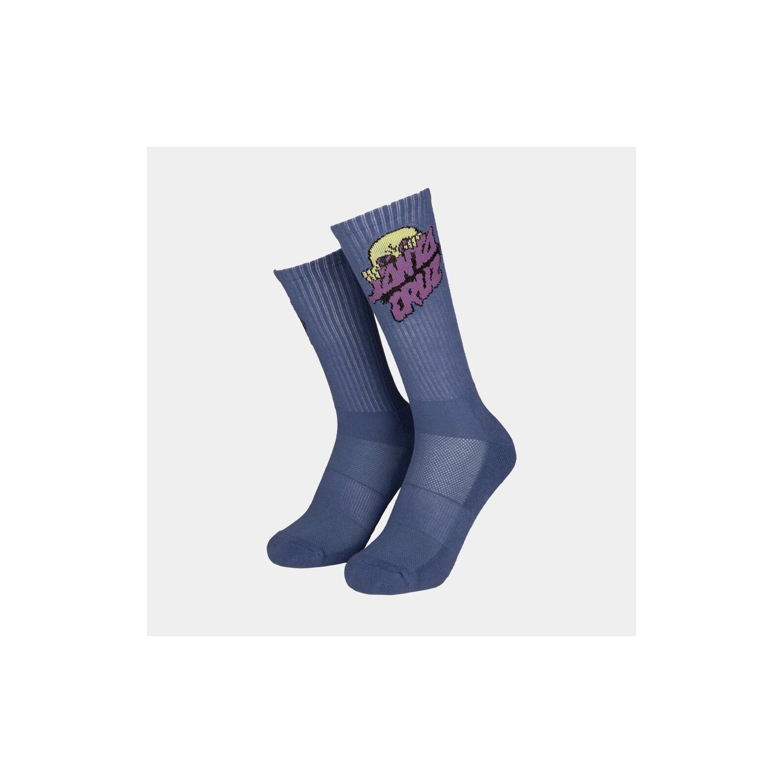 ponožky SANTA CRUZ - Knibbs Alien Stacked Strip Azure Blue (AZURE BLUE)