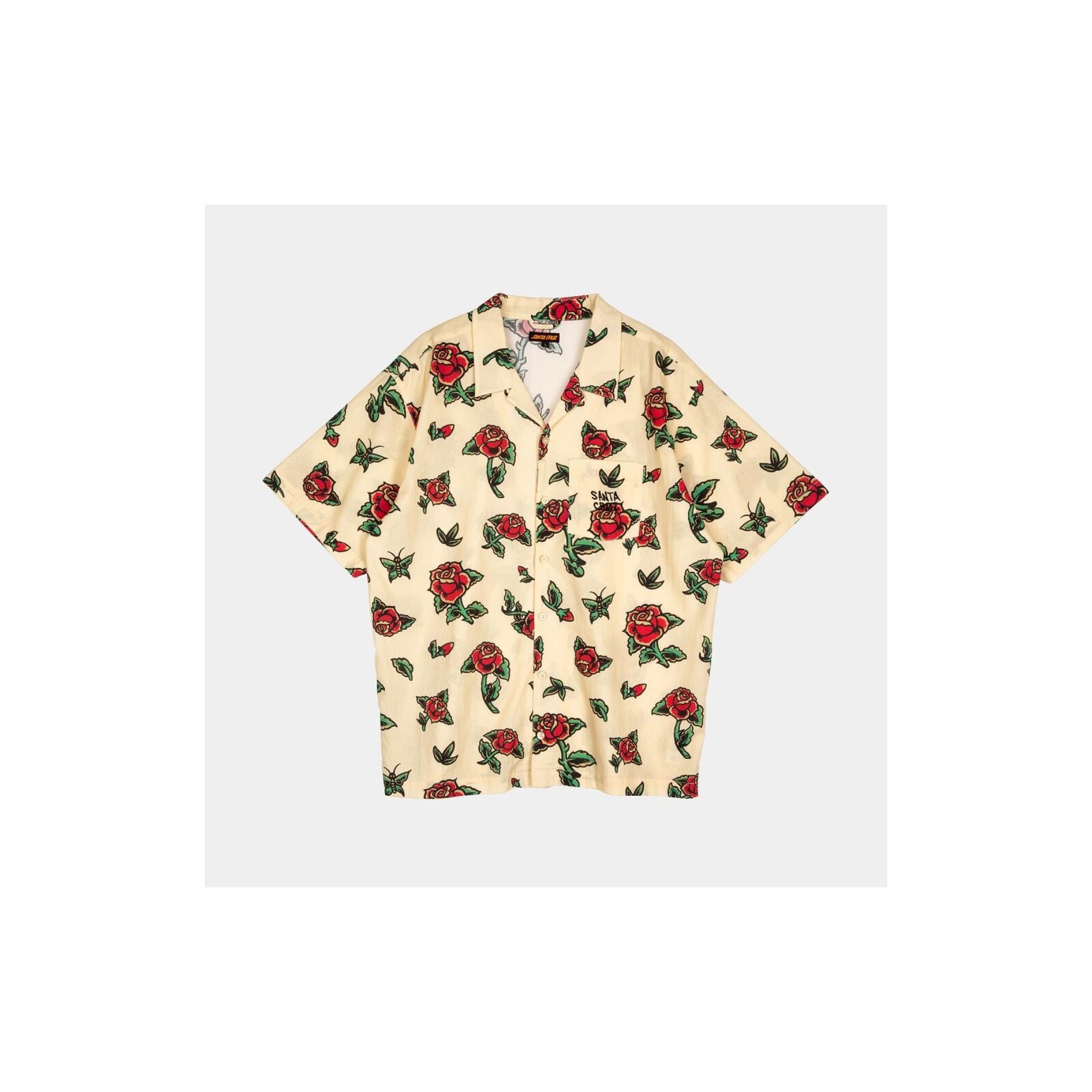 košile SANTA CRUZ - Flash Roses Shirt Flash Roses (FLASH ROSES) velikost: M