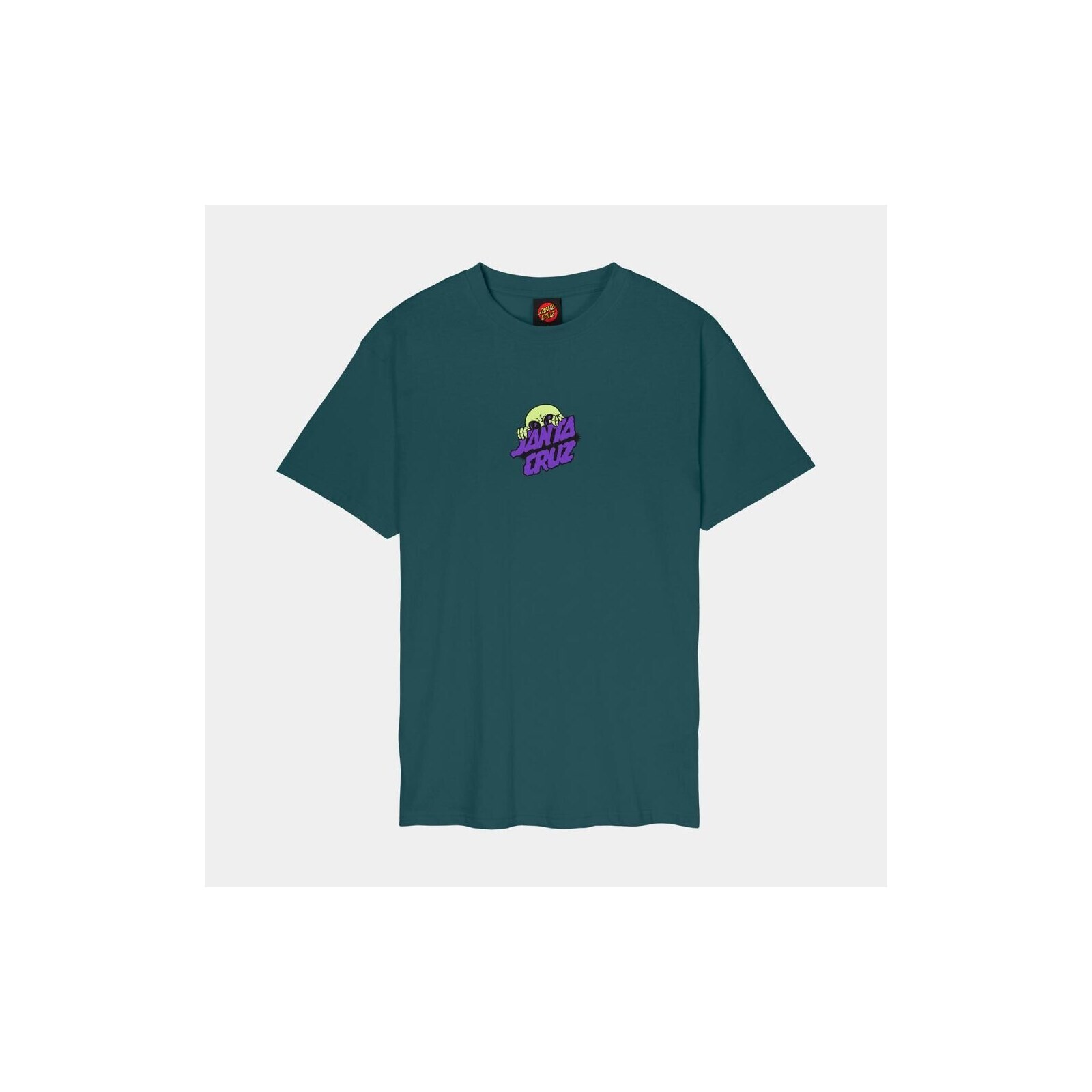 triko SANTA CRUZ - Knibbs Alien Stacked Strp Frnt Cosmic Teal (COSMIC TEAL)