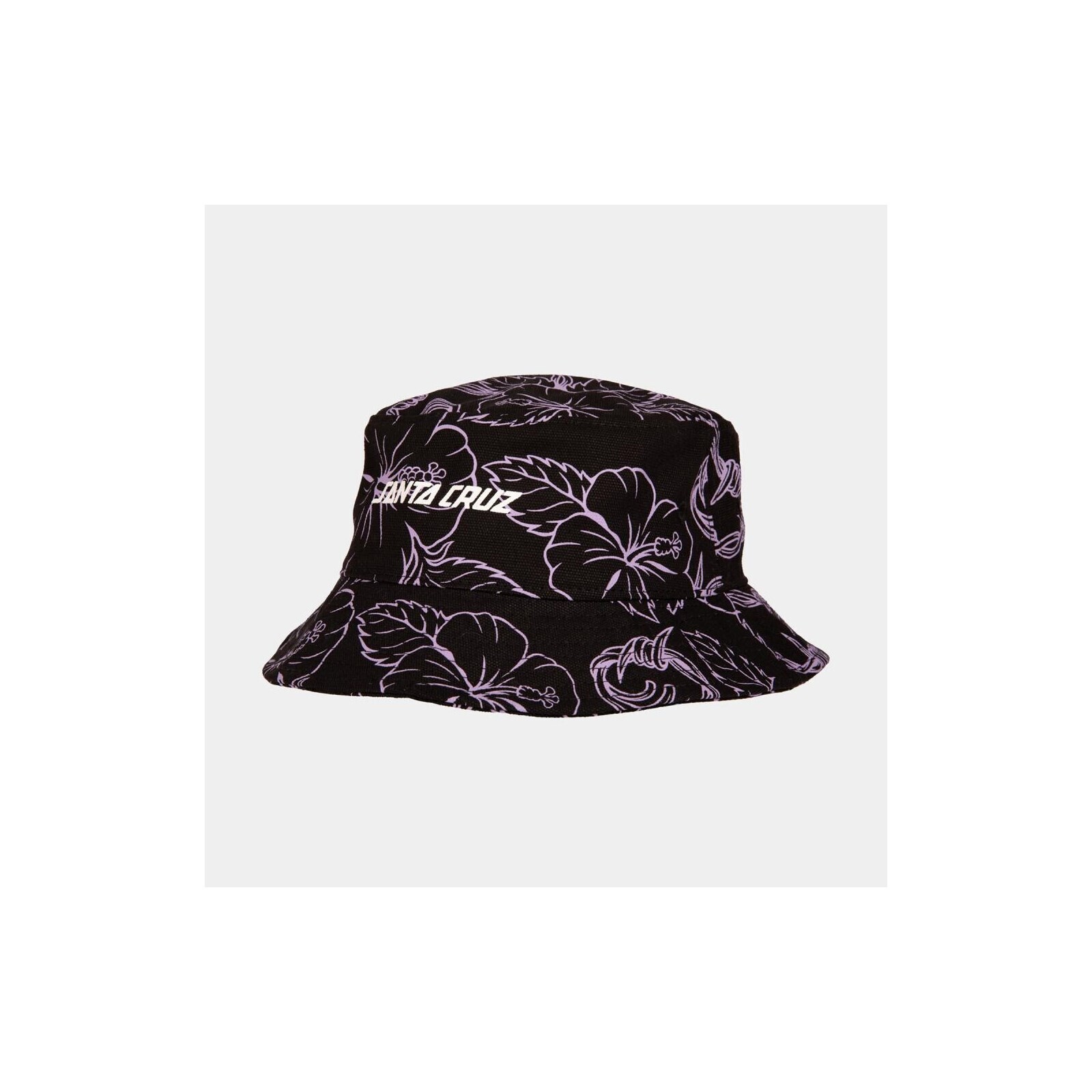 klobouk SANTA CRUZ - Mono Cabana Bucket Hat Black/Lavender (BLACK/LAVENDER)