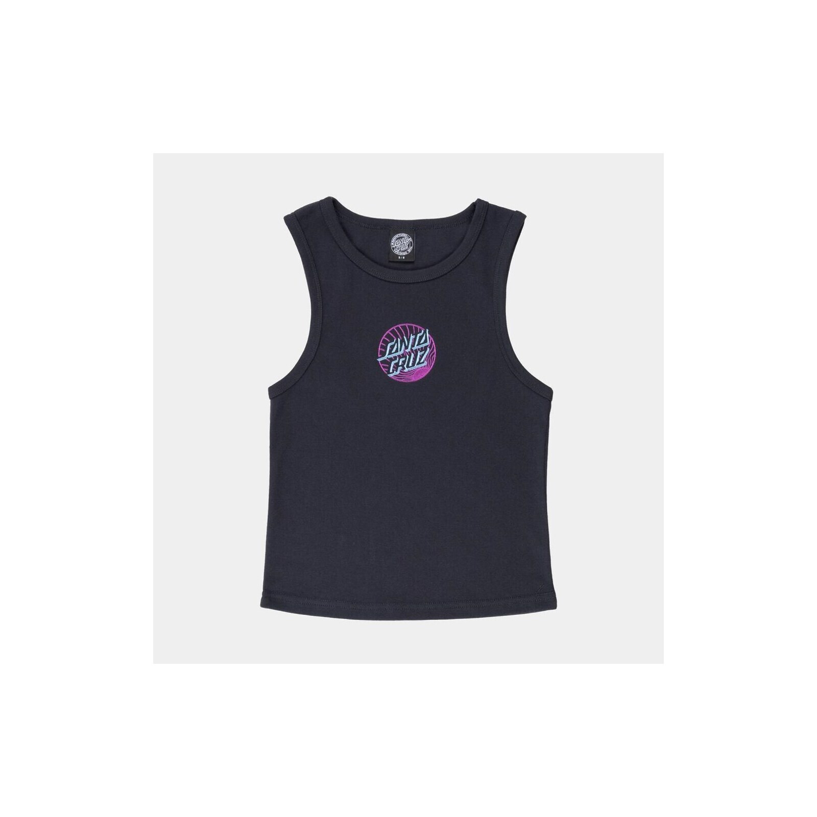 tílko SANTA CRUZ - Retreat Dot Tank Black Wash (BLACK WASH)