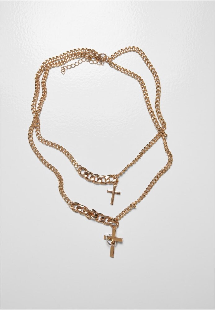 Various Chain Cross Necklace