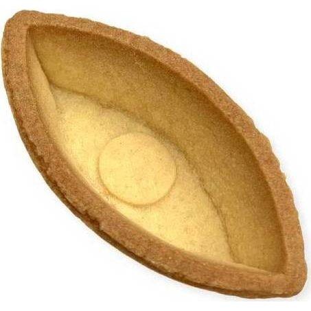 Košíček na tartaletky lodička máslová hladká světlá 6,7 cm (24 ks)