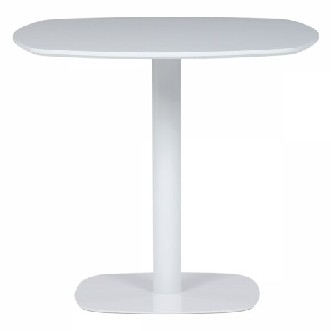 Jídelní stůl bílý deska MDF, kovová noha DT-X7117 WT Autronic