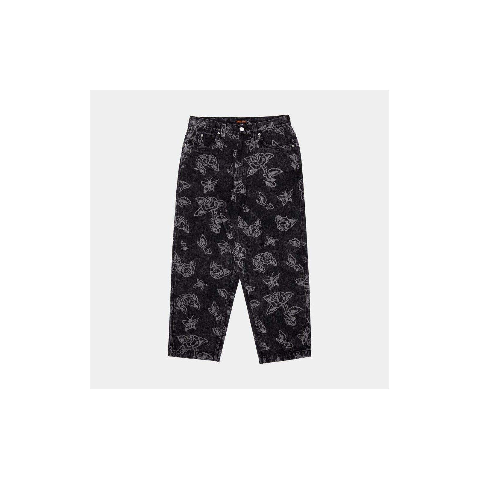 kalhoty SANTA CRUZ - Big Pants Mono Flash Roses (MONO FLASH ROSES) velikost: 32