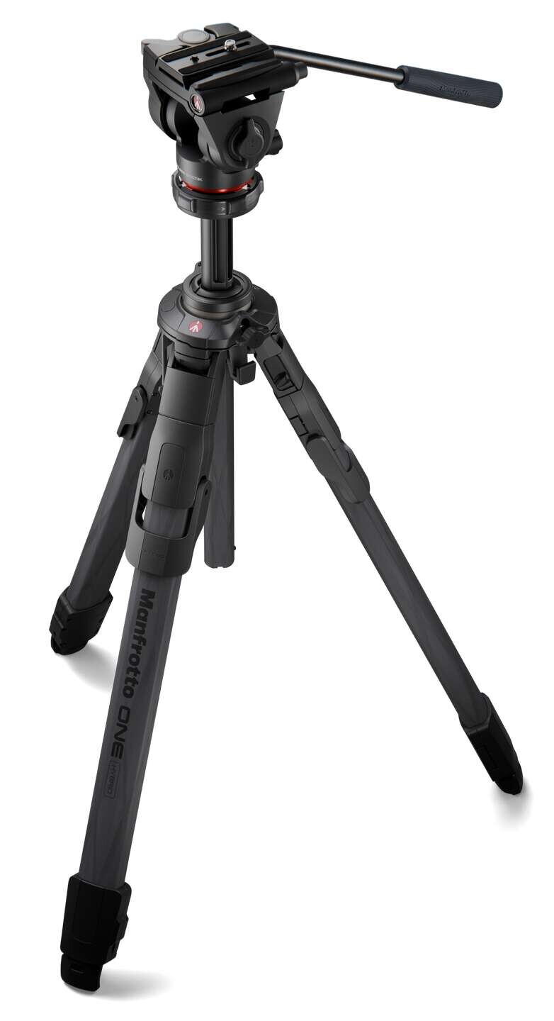 Manfrotto ONE Hybrid CF s fluidní hlavou 500X MKONEC-500X