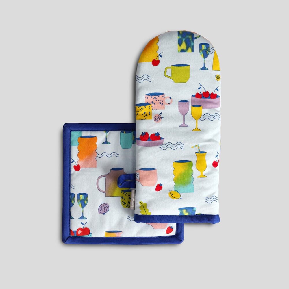 HOME & YOU Sada chňapka a podložka nádobí - mix