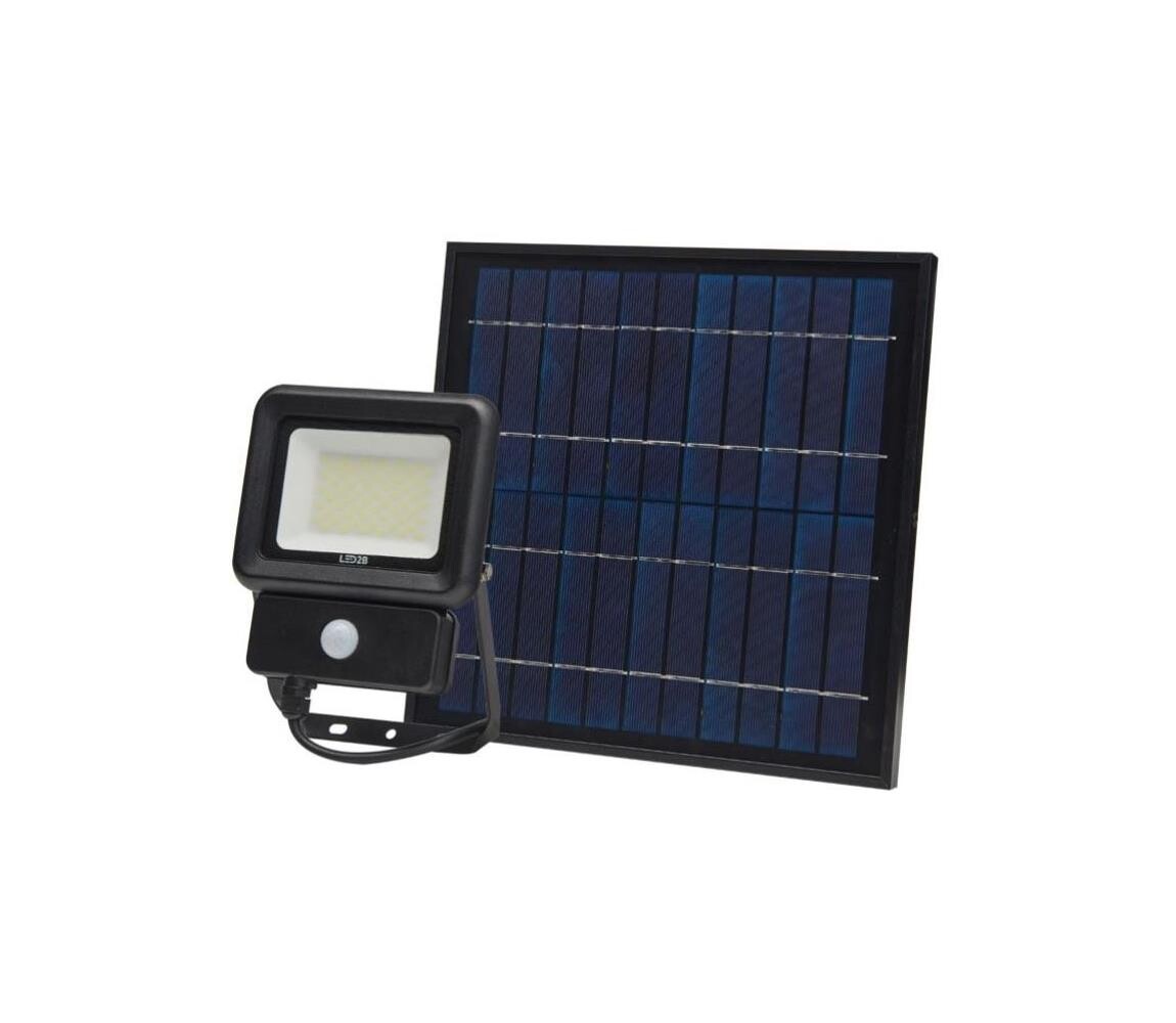 LED Solární svítidlo se senzorem LED/30W/3,7V 6500K IP65