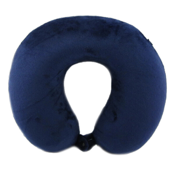 Záhlavník z mikrovlákna s paměťovou pěnou - modrý