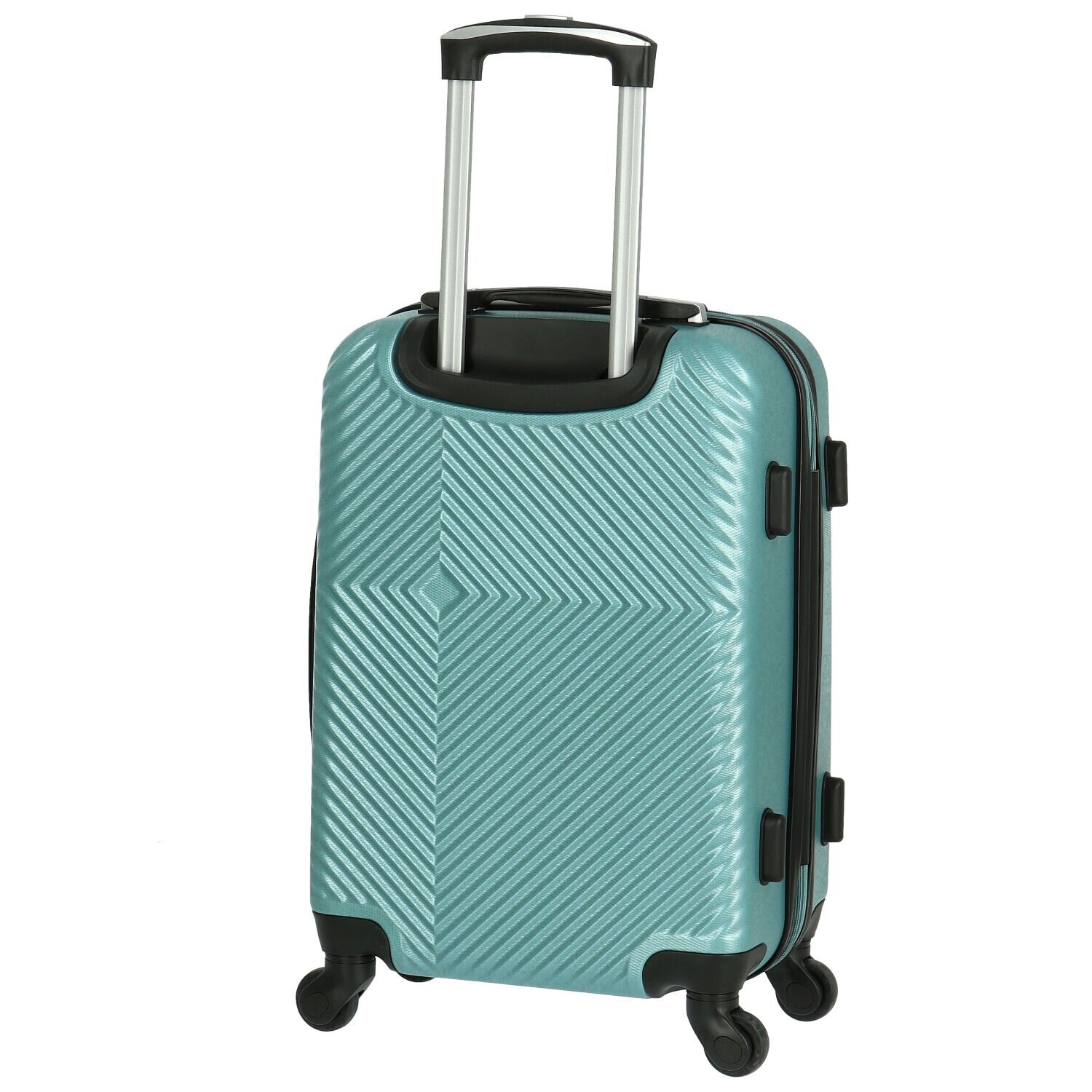 Cestovní plastový kufr Folker velikost S, světle modrý